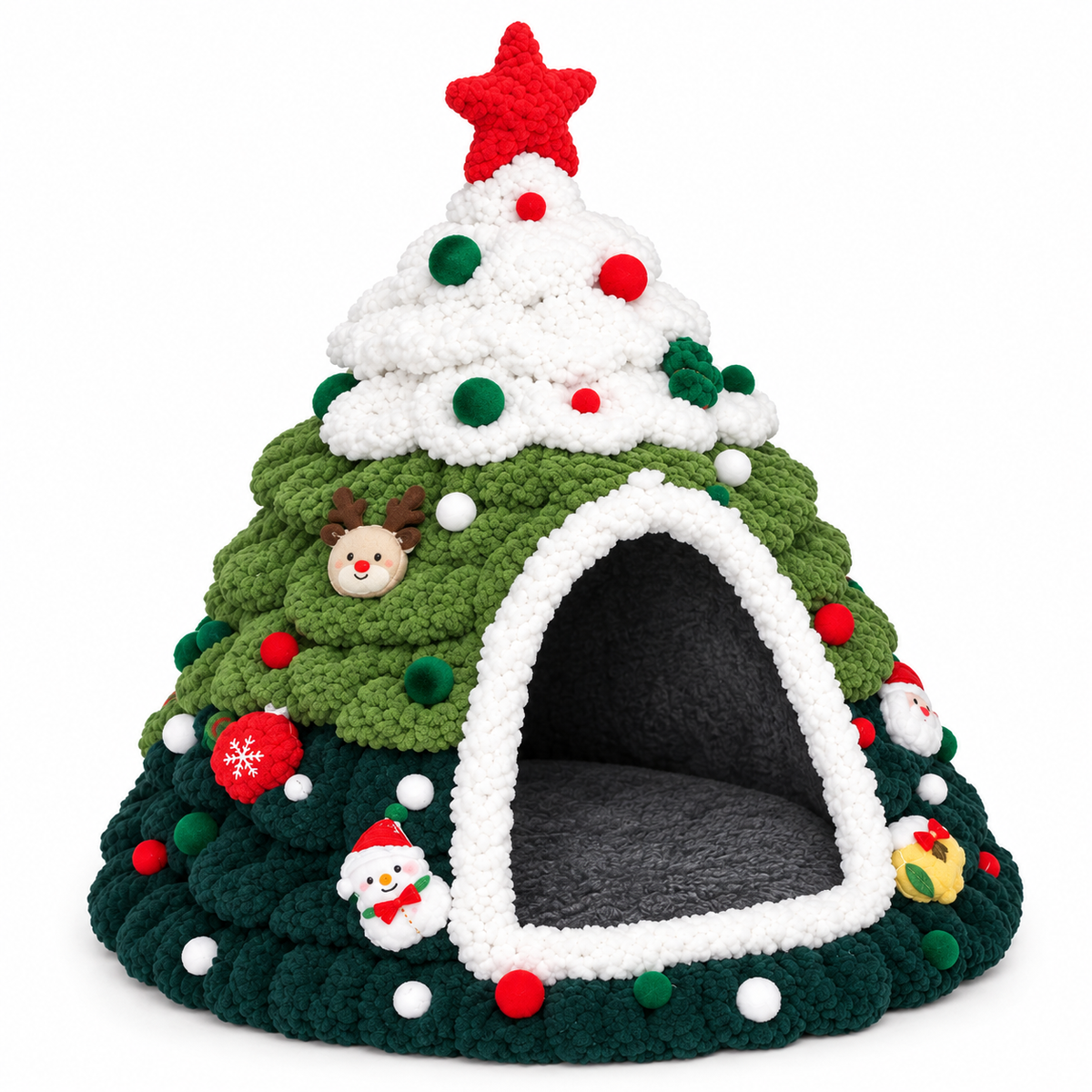 MerryTree™ Christmas Cat Bed