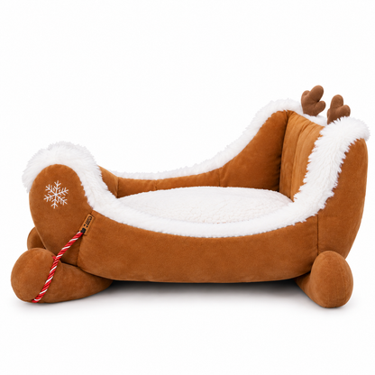 CozySleigh™ Christmas Cat Bed