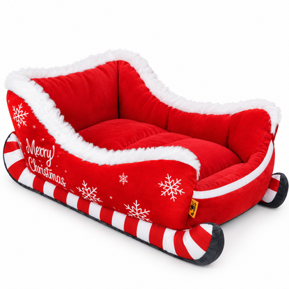 CozySleigh™ Christmas Cat Bed