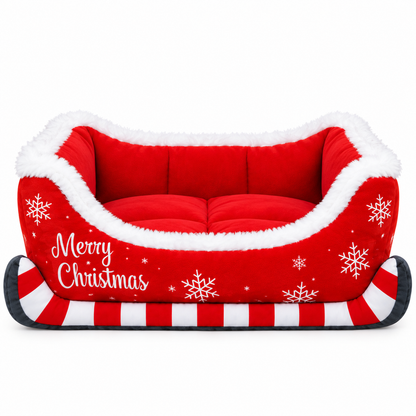 CozySleigh™ Christmas Cat Bed