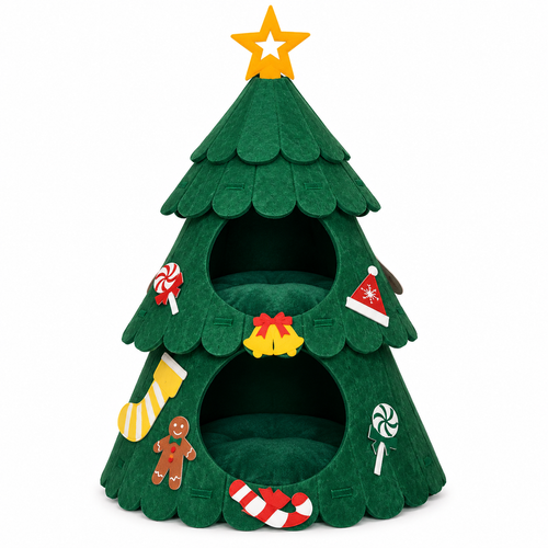 MerryTree™ Christmas Cat Condo
