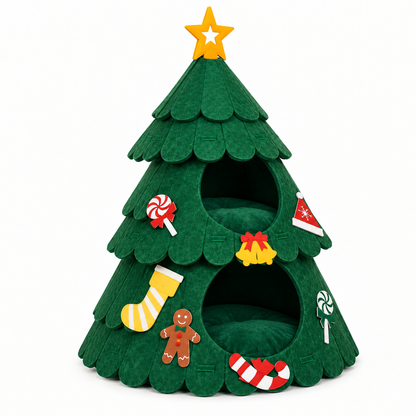 MerryTree™ Christmas Cat Condo